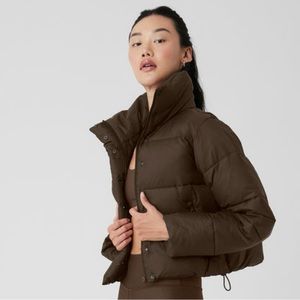 Gold Rush Puffer - Espresso